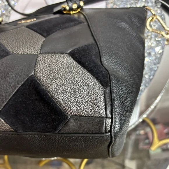 Coach 2015 Prairie Patchwork Satchel Bag EUC - Picture 12 of 14